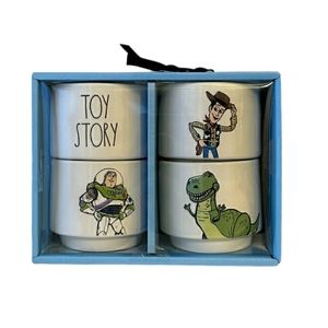 Rae Dunn Toy Story Ramekin set of 4 NEW 2024 Pixar Disney